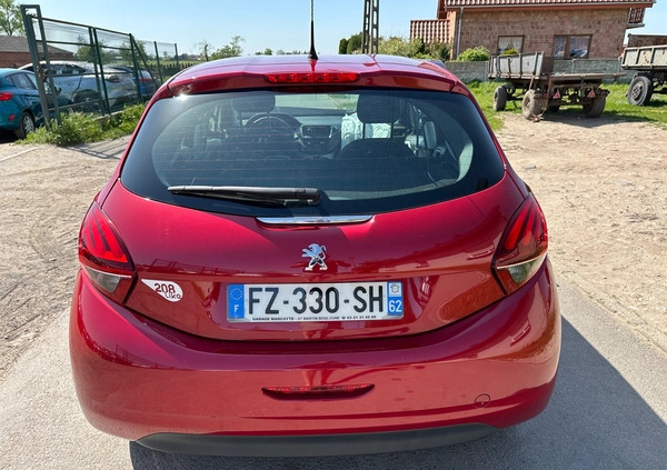 Peugeot 208 cena 12900 przebieg: 92000, rok produkcji 2017 z Maszewo małe 46